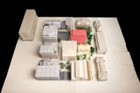 Das WOGENO-Haus liegt leicht zurückversetzt an ruhiger Lage mitten in der neuen Siedlung der Kooperation Industriestrasse.